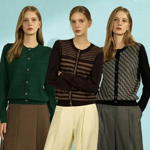 홈쇼핑인기 가디건형 풀오버니트1종