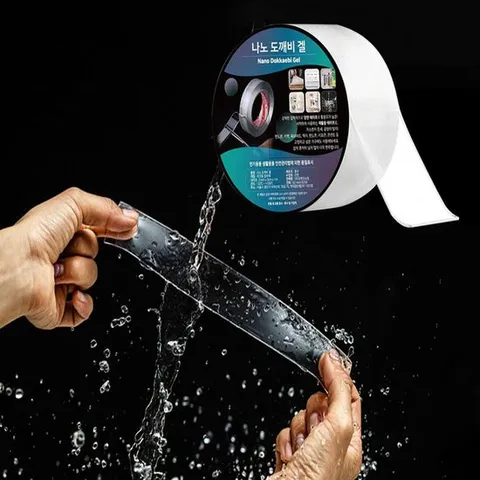 미끄럼방지 나노 도깨비 겔 강력 투명 양면테이프 1m x 10개세트 양면겔테이프