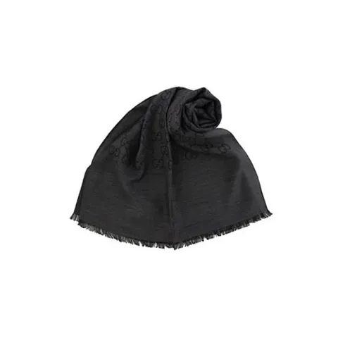 구찌 GG 울 실크 자카드 스카프 블랙 165904-3G646-1100