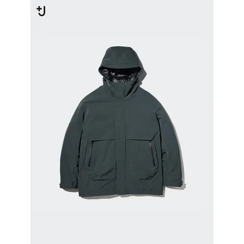 유니클로 재팬 하이브리드 다운 오버사이즈 파카