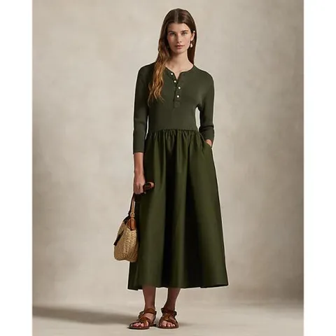 폴로 랄프 로렌 여성 헨리 보디스 드레스(WMPODRSNFA20789300)