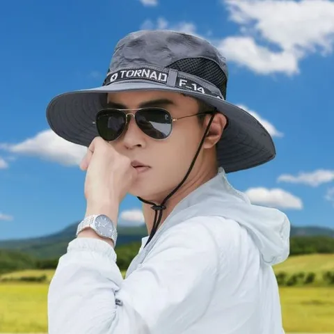 남성등산모자 고급 낚시모자 자외선차단 여름 벙거지