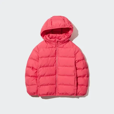유니클로 재팬 아동용 보온 패딩 워셔블 후디