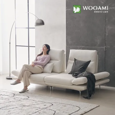 [리뷰이벤트]우아미가구 빈크 3.5인용 스윙 갤럭시 패브릭 소파