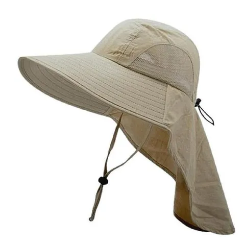 자외선 차단 목가리개 일모자 베이지