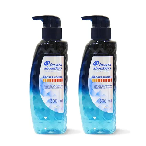 헤드앤숄더 프로페셔널 안티 댄드러프 어드밴스드 오일 컨트롤 샴푸 300ml x 2개
