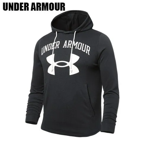 [언더아머]남성용 라이벌 테리 빅 로고 후드티 1361559_001