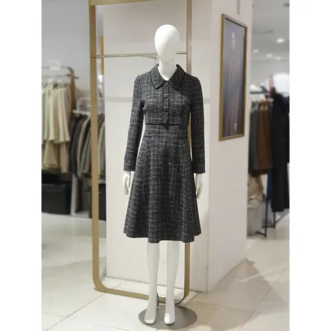 [에꼴드파리][에꼴드파리] 투인원 플레어 카_라 원피스 11ZRB3YW