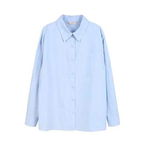 [ 롯데백화점 ]플라스틱아일랜드  루즈핏 셔츠 블라우스 (PR7WB166)