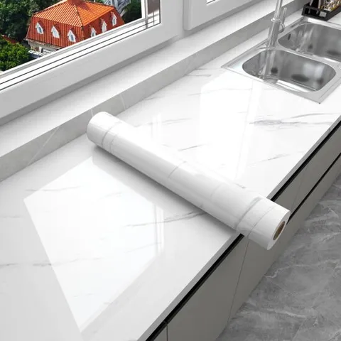 생활만렙 [체험특가] 주방 오염 방지 대리석 패턴 시트지 2개