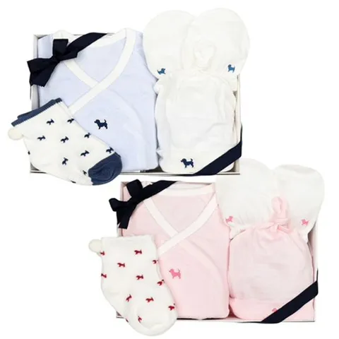 [ 현대백화점 ]HP)블루독베이비]배내저고리4종세트택1(45170-000-07)신생아.선물.사계절