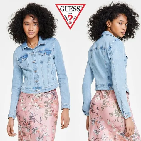 게스 GUESS 14946280 여자 데님 트러커 자켓