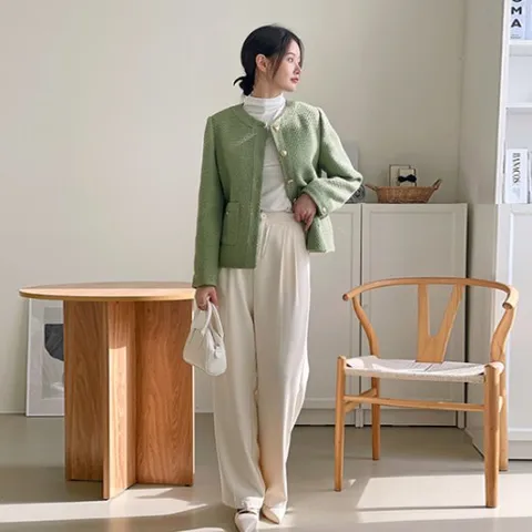 [르포엠]웰즐리 울 트위드자켓