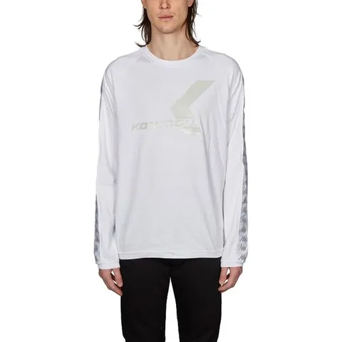 카파콘트롤 로고 긴팔 티셔츠 QHCQ0_White