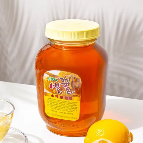 [미식한가] 소백산 국내산 벌꿀 (잡화향) 2.4kg+2.4kg (부직포 선물포장)