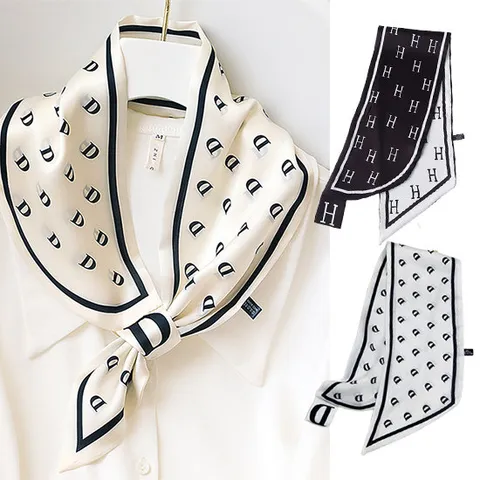 엔비 시크 삼각 스카프 쁘띠 고리