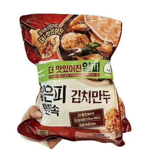 [에이알비티] 풀무원 얇은피꽉찬속김치만두 400g x 2 x 1개 27614