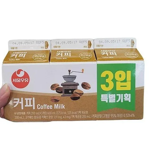 [에이알비티] 서울 커피우유 200ml x 3 x 3개 26633