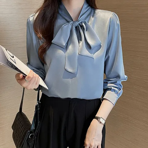 [올리비에스클로젯] 롱타이넥 블라우스_O2501BL003A