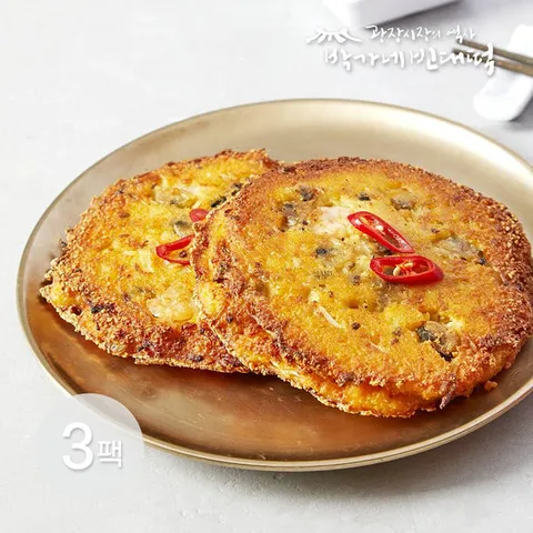[박가네 빈대떡] 해물 빈대떡 390g x 3 (총 6장)