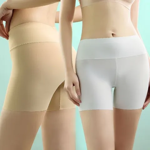 여성 하이웨스트 사각 네모 드로즈 속바지 겸용 팬티