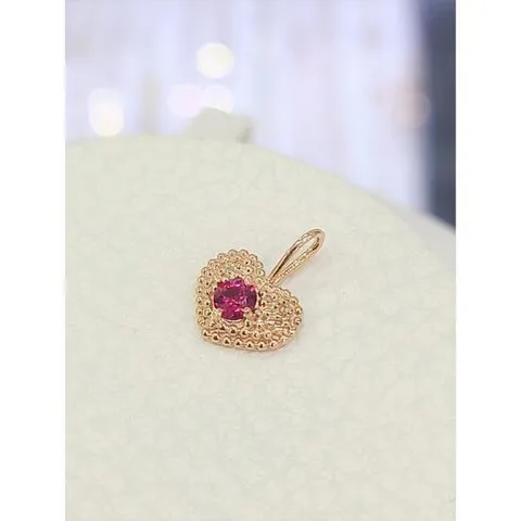 파이치치 세이브존05 14k 루비 스톤 펜던트 GP12218