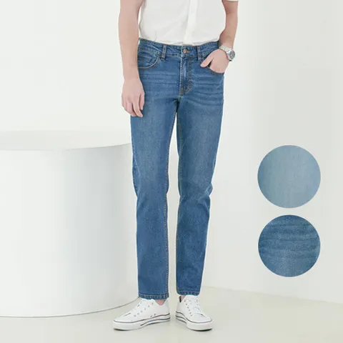 [맥스튜어트] 남성 스트레이트핏 뉴블루진 3종