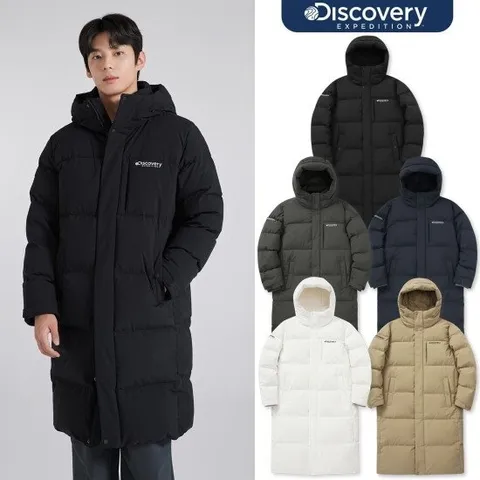 [ 롯데백화점 ]디스커버리 [택가 399,000원] 남성 레스터G RDS 구스다운 롱패딩 DMDJ67046