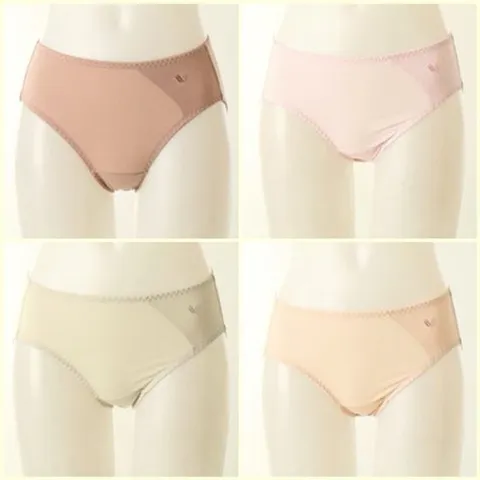 [ 현대백화점 ][와코루] 면 라이오셀 스판 부인용 팬티세트 (WPT4005-PK DB GR SK)
