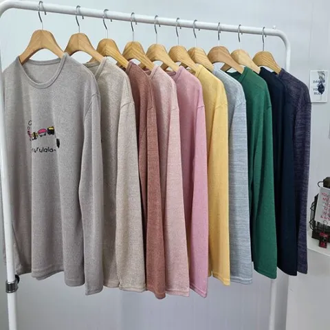 [지지배제이]  기차 프린팅 긴팔티 /z10766