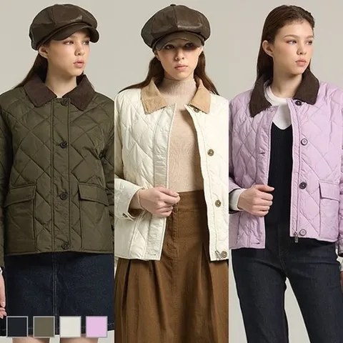 여성울웰론퀼팅점퍼