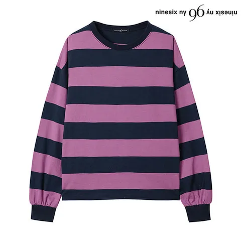 [나인식스뉴욕] 단가라 티셔츠 (NP1LW005L0)