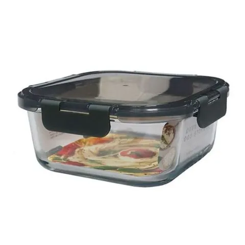 모드니 밀폐용기 오븐 글라스 반찬 용기 정사각800ml