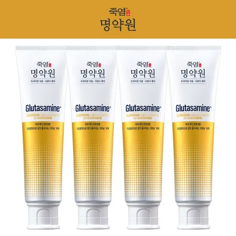 [기본] 명약원 프리미엄 잇몸&시린이케어 글루타사민 치약 120g 4개