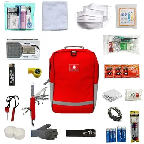 지진대비 생존배낭A형  용품20종 / 지진 재해 재난