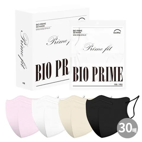 [아따맘][바이오셀프케어] 2D 새부리형 대형 마스크 30매/컬러