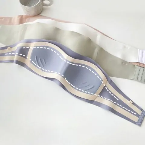 어니븐 탈착 숏 자세 브라탑  끈없는 볼륨