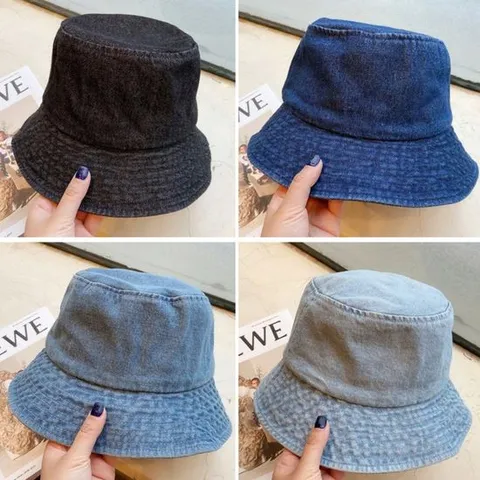 큰둘레 오버사이즈 편한 스타일링 데일리 데님 버킷햇