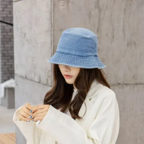버킷햇 데님 청모자 사파리모자 벙거지