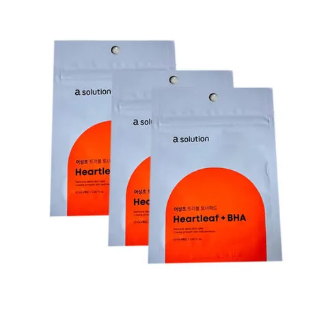 에이솔루션 어성초 트러블 토너 패드 4매입x3세트 트러블케어 피부진정 어성초토너 토너패드 어성초스킨 어성초크림 민감성피부 여드름케어 뾰루지케어 수분 보습 영양