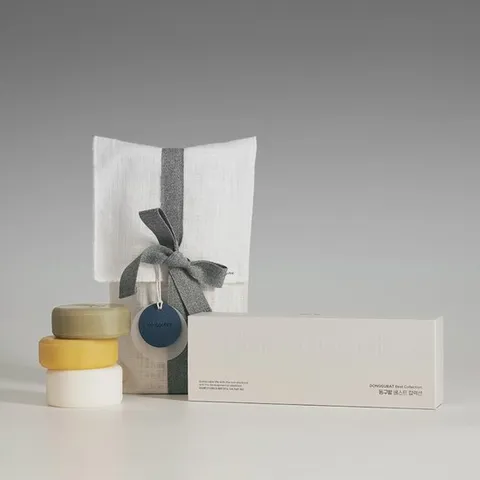 동구밭 헤어케어 베스트 선물세트 (중건성 샴푸바+지성 샴푸바+트리트먼트)