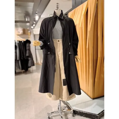 [ 현대백화점 ]ab.fz 레인 사파리 롱 야상 점퍼 (ABXZ5HU01G) US