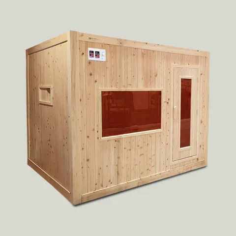 편백 양자히터 숯 건식 6인 홈 사우나 / 온돌형 P988