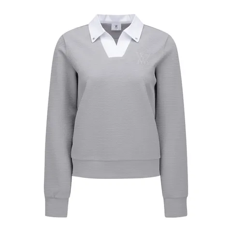 [어뉴골프] 여성WOMEN SP COLLARED SWEATSHIRT_LG