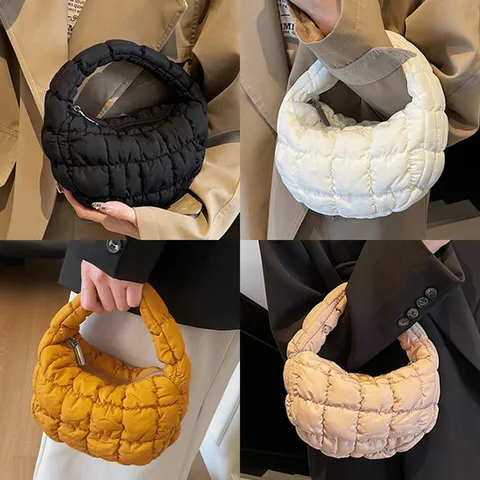 퀼팅엠보미니토트백 숄더 토드백 미니백 엠보 패딩