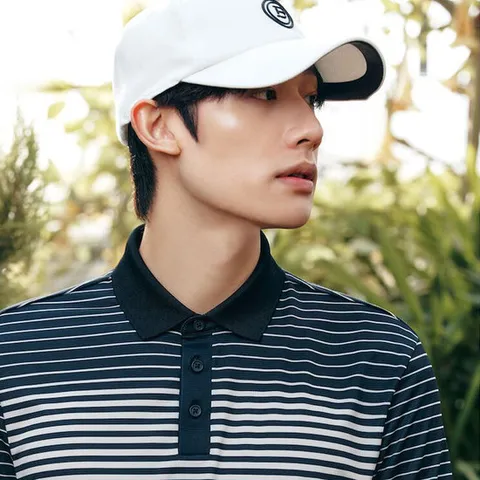 [빈폴골프ACC] (BE518BB031) 남성 폴리스판 기본 볼캡 - 화이트