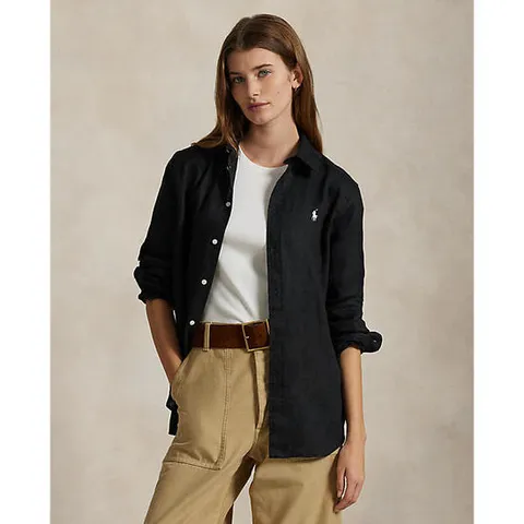 폴로 랄프 로렌 여성 클래식핏 리넨 셔츠(WMPOSHTNDO20739001)