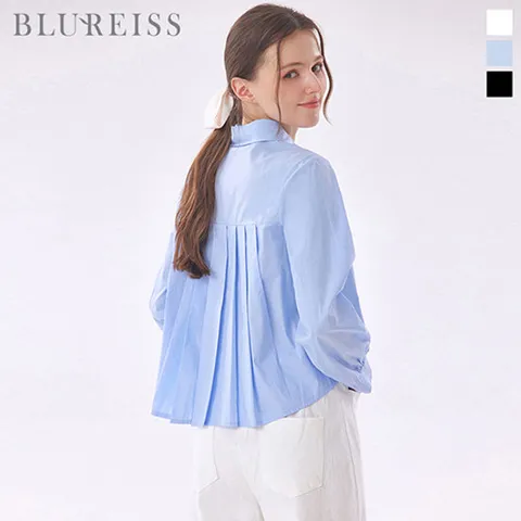 백플리츠셔츠크롭블라우스_BI5S1BL5161