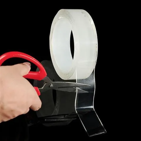 종이테이프 초강력 실리콘 양면 투명 테이프 3cmX3m