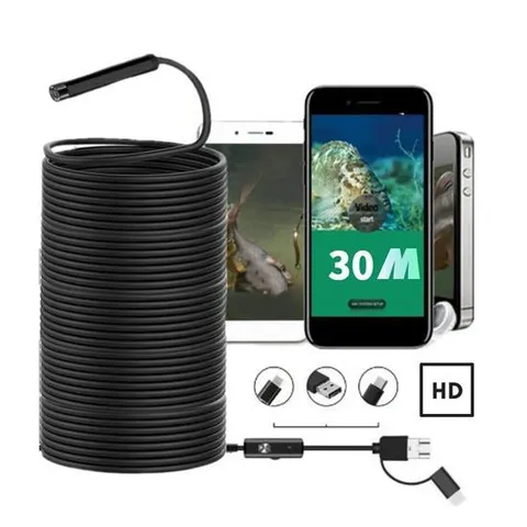 관리사무소 C타입 HD 30M 하드웨어 강선 스마트폰 내시경카메라